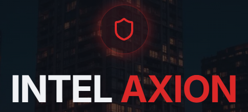 Logo da Intel Axion, cliente da Quicksistemas